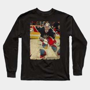 Jamie McLennan, 2004 in New York Rangers (2.96 GAA) Long Sleeve T-Shirt